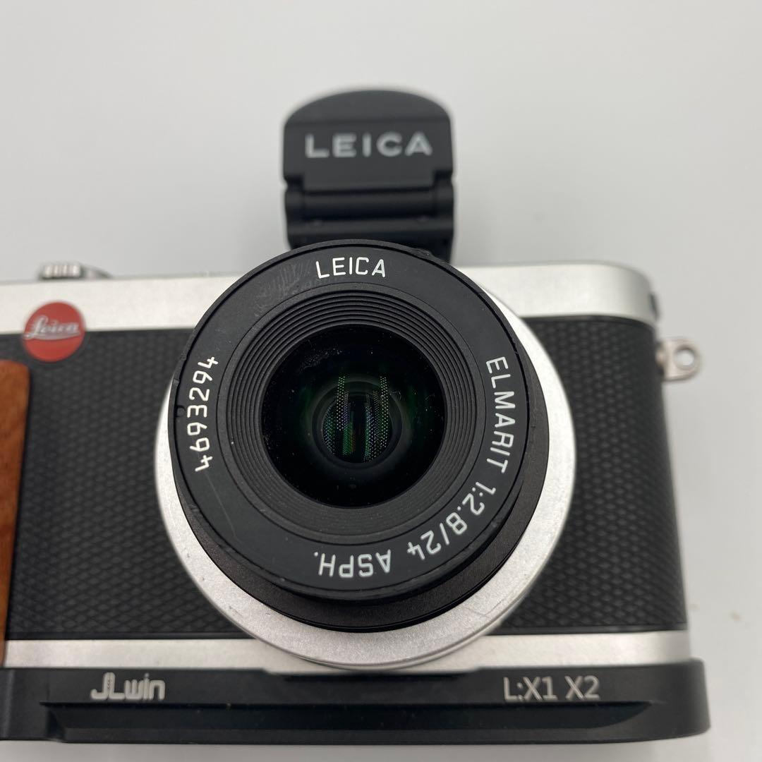 ライカx２とビューファインダー付属　美品