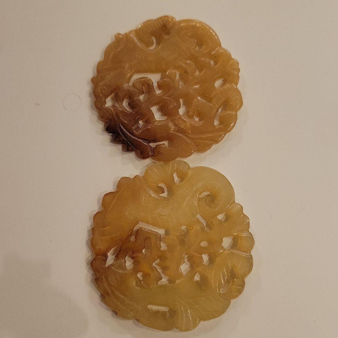 中国 玉石 3種類 6個