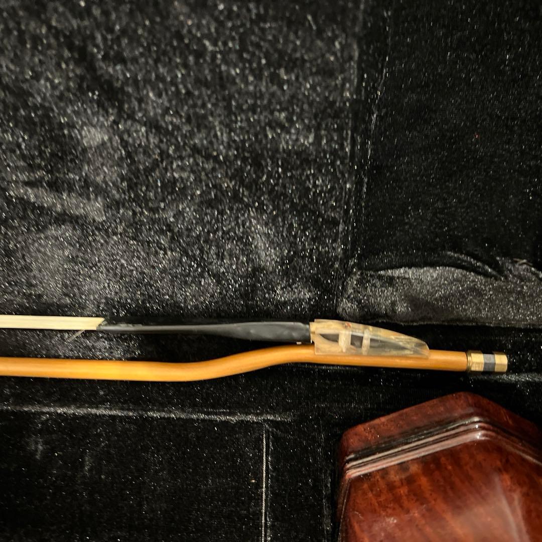【良品 】二胡 天然 蛇皮 民族楽器 敦煌牌 上海 弓 ケース 弦楽器