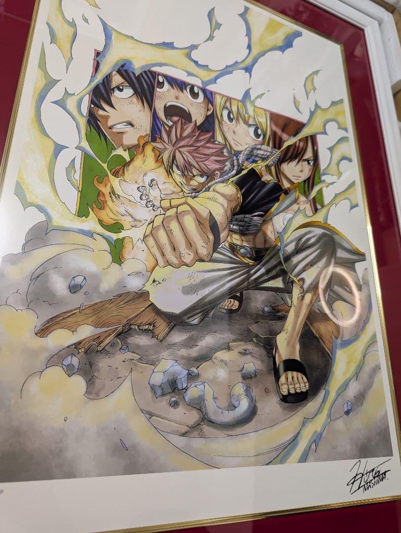 最終値下げ　FAIRY TAIL フェアリーテイル　版画　1人じゃない