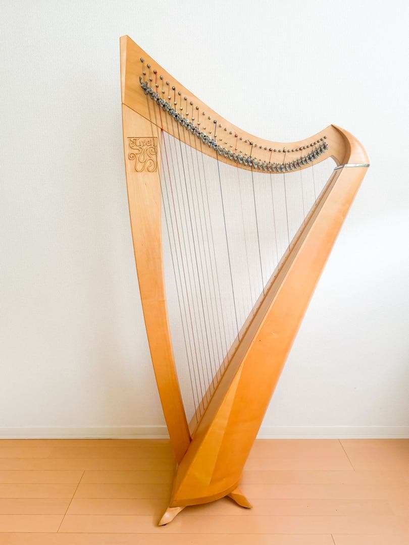 【美品】ハープ スティヴェル アイリッシュ グランド レバーハープ インテリア