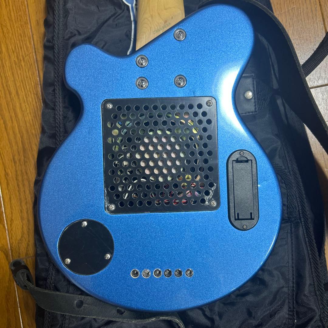 ピグノーズ　pignoseアンプ内蔵エレキギター　ブルーメタリック　楽器店整備品
