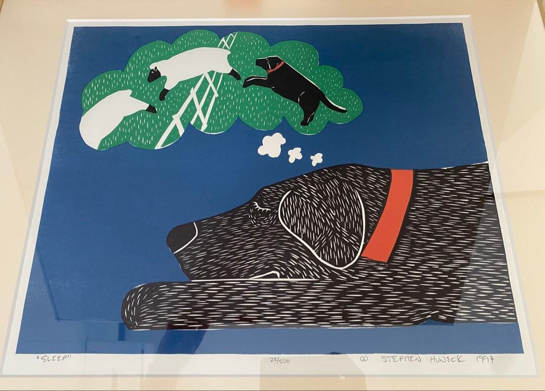 スティーヴン・ヒューネック ステファン・ヒューネック 版画 題 SLEEP