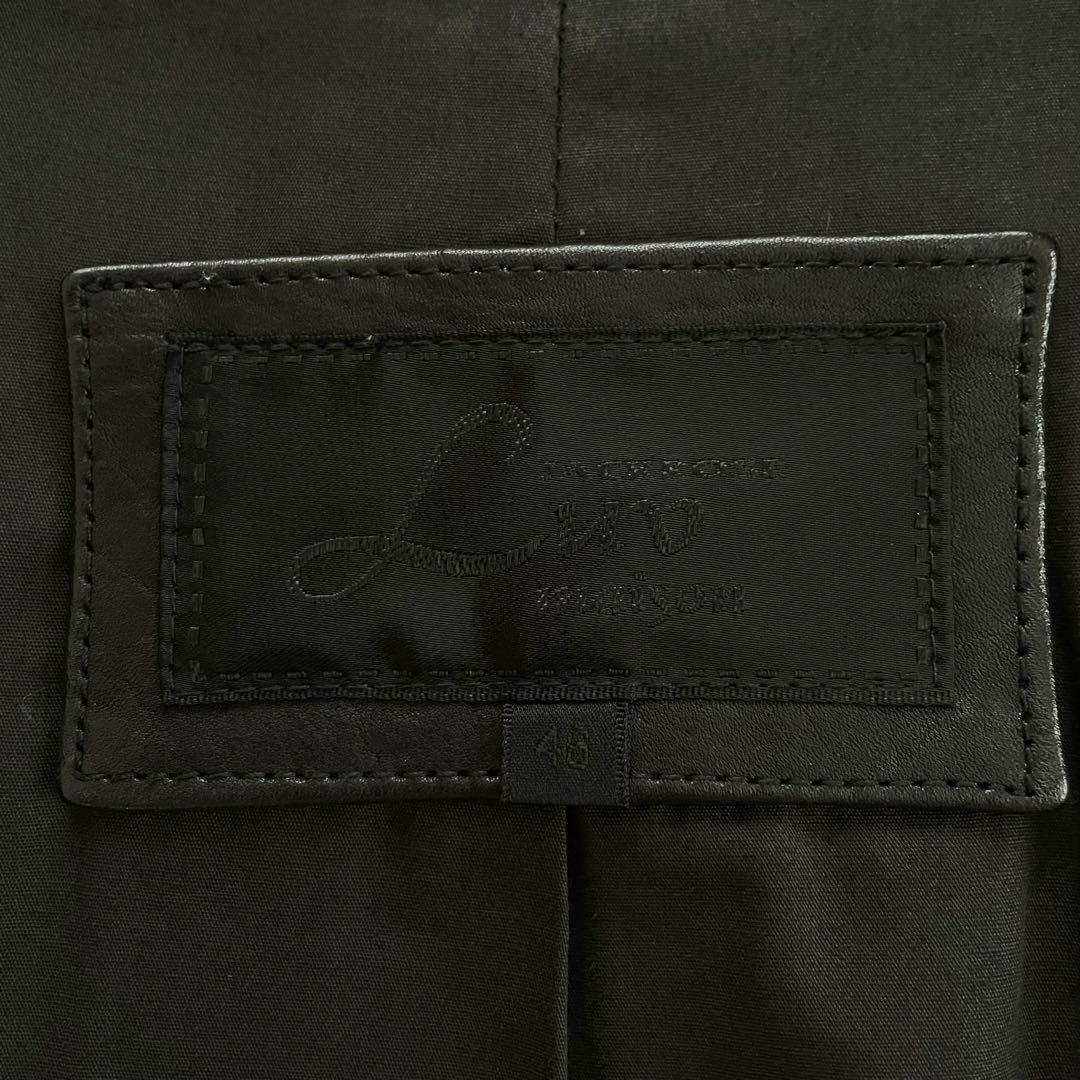 美品 ジャックローズラブメゾン シングルライダースジャケット ホースハイド 馬革