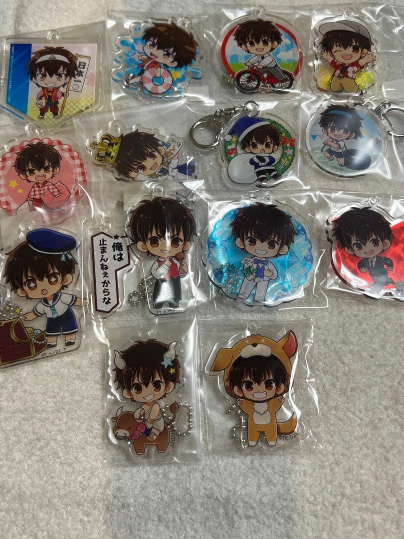 ダイヤのA プリンセスカフェ 沢村栄純アクリルキーホルダーセット