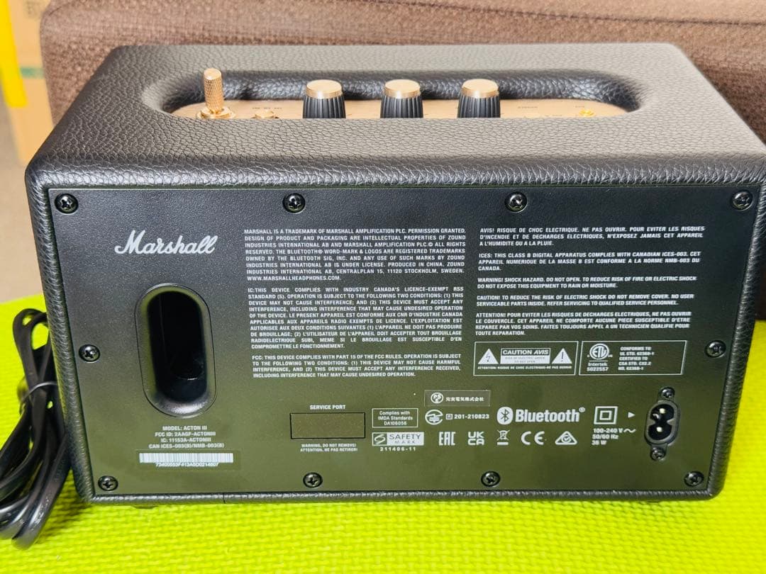 【国内正規品】マーシャル　ACTON III　Marshall ブラック