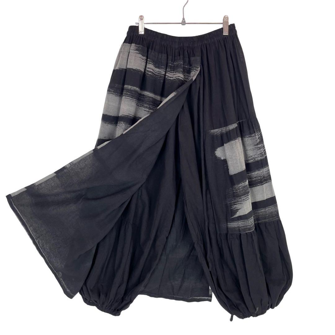 【新品】パンツスカート　タイパンツ　アラジンパンツ　男女兼用　ブラック