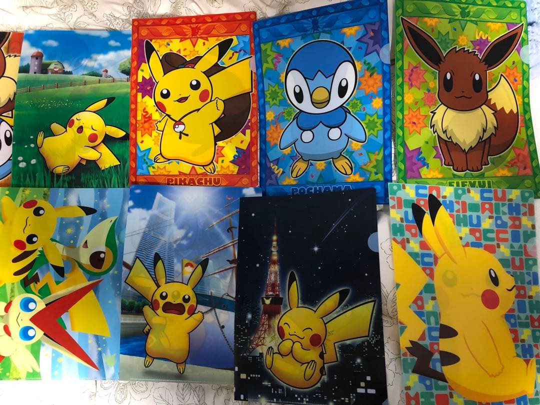 【バラ売可】ポケモンセンター　限定ほか68種　クリアファイル　専用フォルダ2種