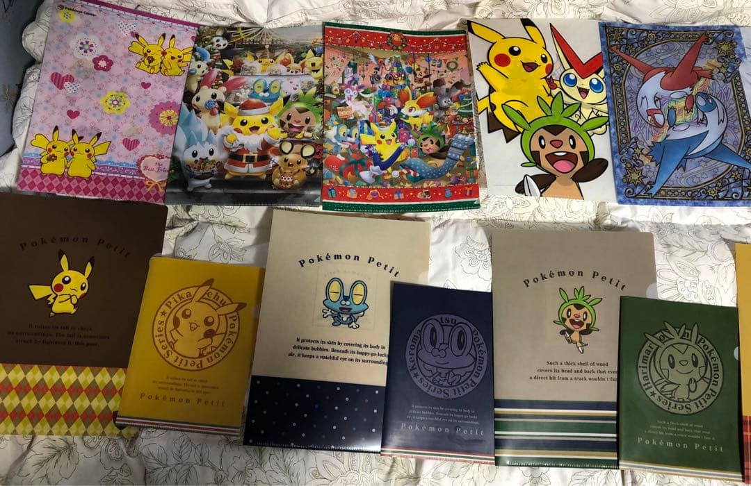 【バラ売可】ポケモンセンター　限定ほか68種　クリアファイル　専用フォルダ2種