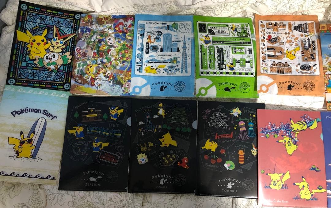 【バラ売可】ポケモンセンター　限定ほか68種　クリアファイル　専用フォルダ2種