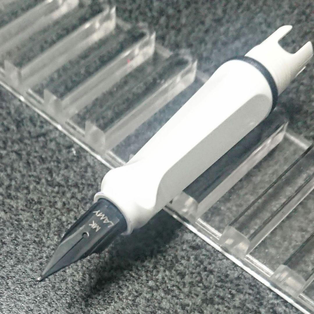 ラミー サファリ 万年筆 アルペンホワイト MKニブ コンバーター付き