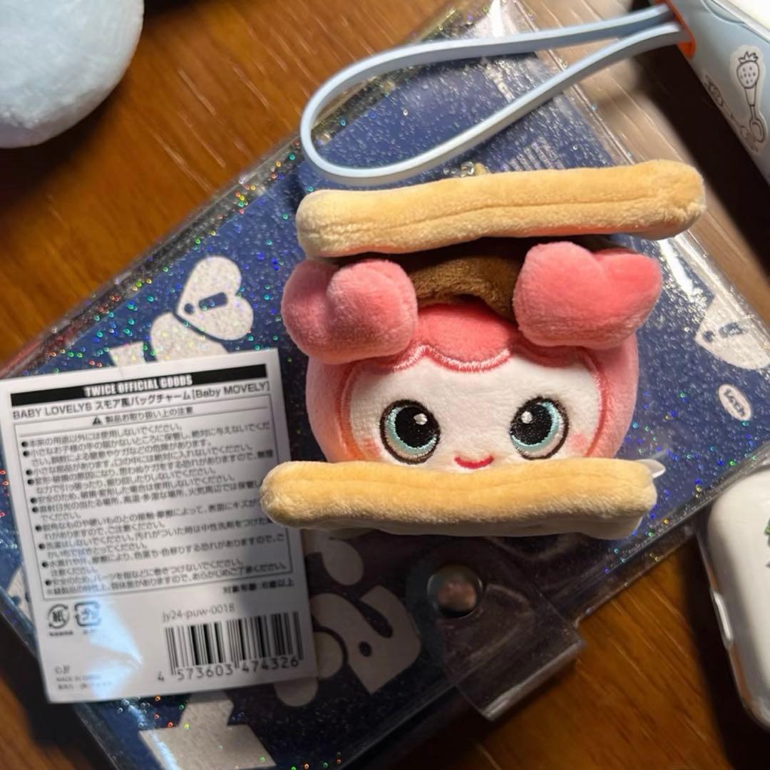 TWICE BABY LOVELYS スモア風バッグチャーム モブリー モモ