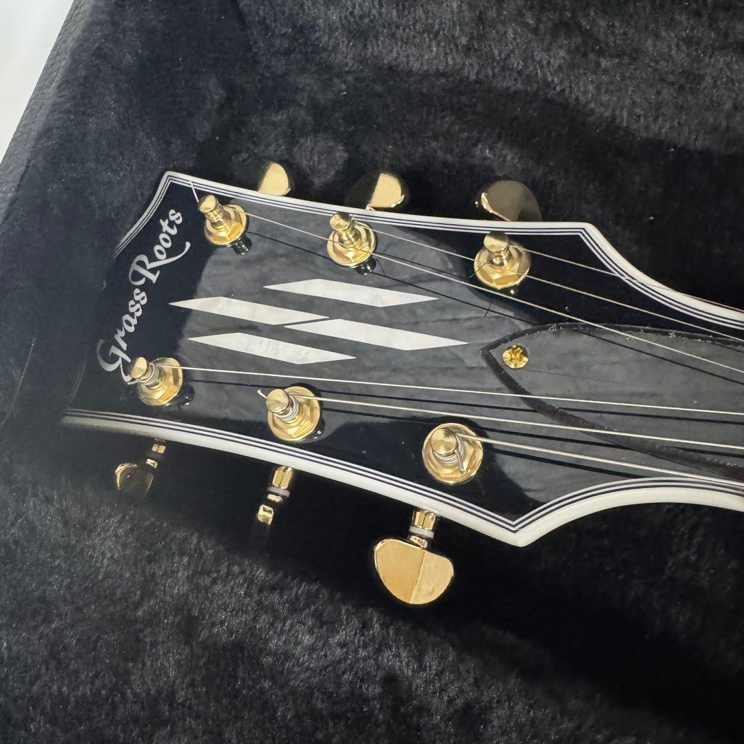 極美品 グラスルーツ　Les Paul レスポール　カスタム　ハードケース付き