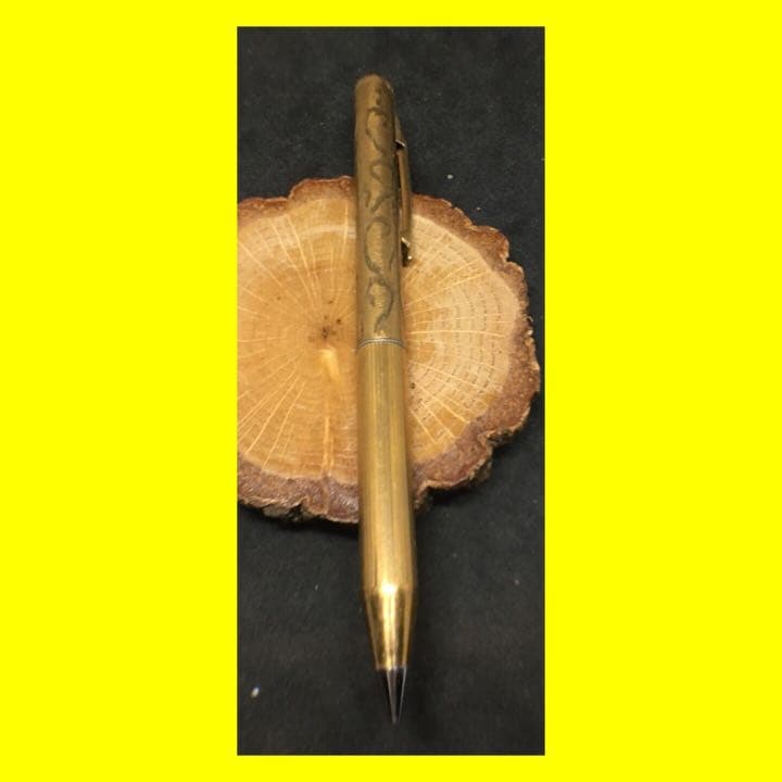 アメリカ製 シャープペンシル 筆記具 文具 彫金 貴金属 金細工 アンティーク