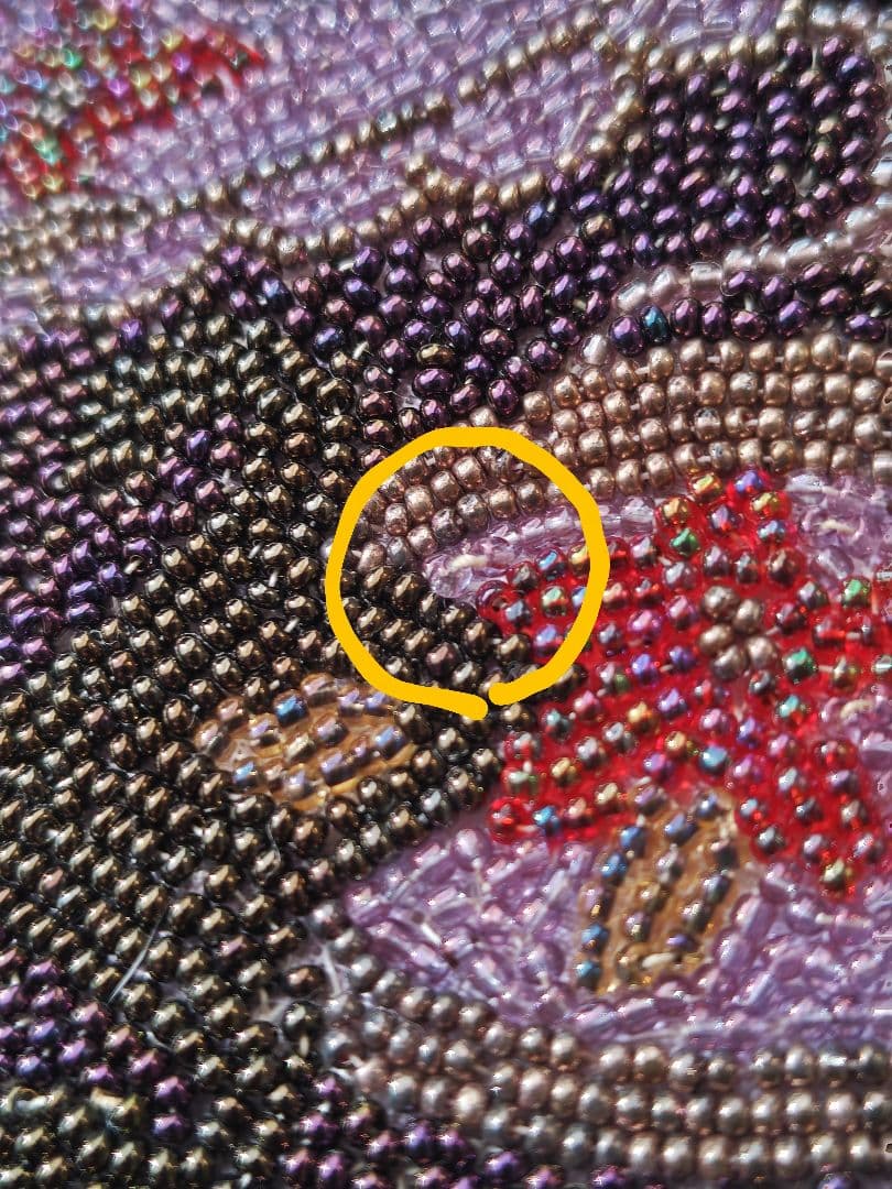 【ままっきぃ】ビーズバッグ　和装　パーティーバッグ　着物　浴衣