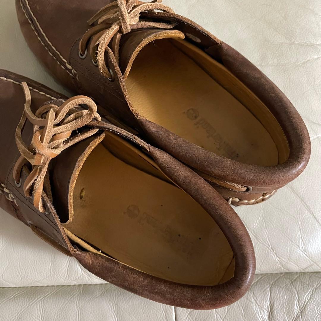 ティンバーランド 3eye スリーアイボートシューズ 26cm ブラウン