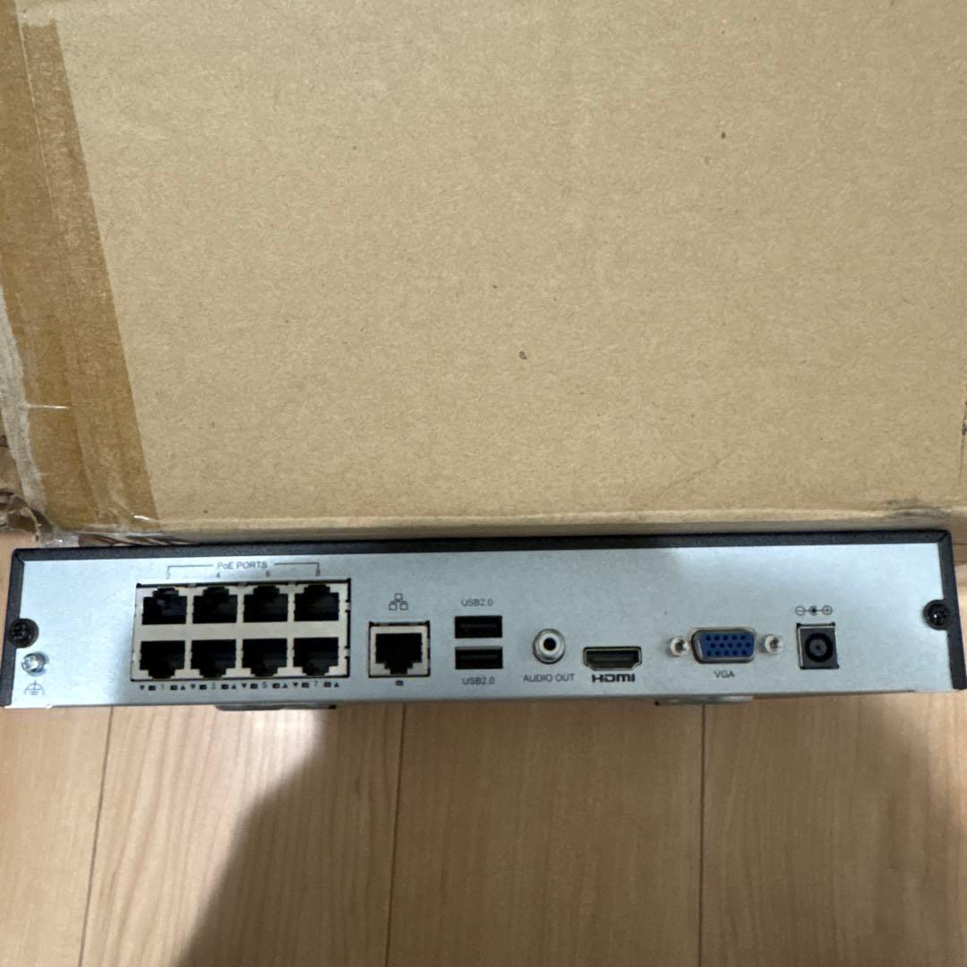 SOOHAO POE防犯カメラセット FS-P08N82JP 8MP