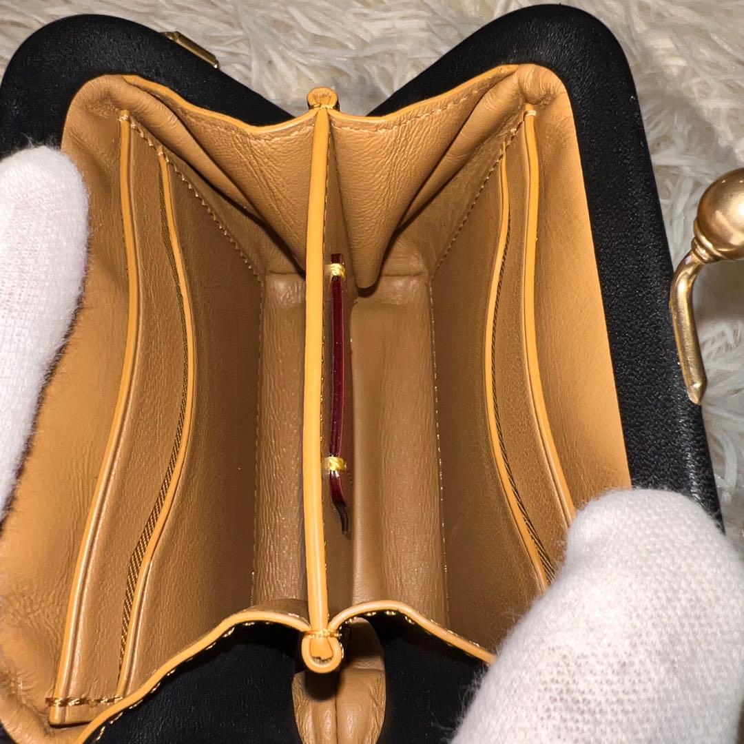 新品・未使用　※難あり　COACH キスロック ケース　がま口財布　レザー