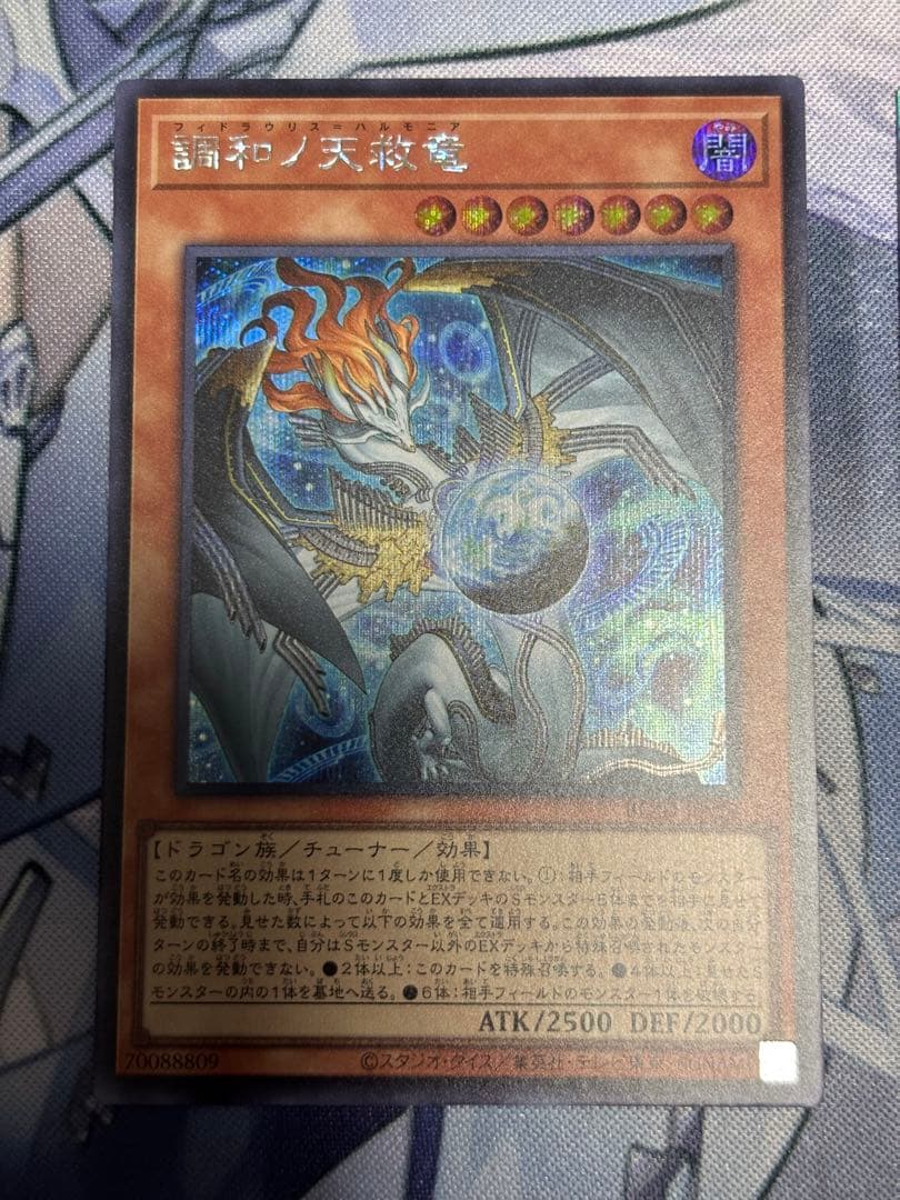 調和ノ天救竜　シークレットレア1枚　美品　レリーフ1枚　遊戯王OCGカード