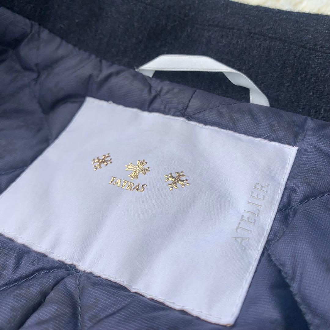 極美品♡TATRAS　DIAMANTE 　ウール ダウンチェスターコート