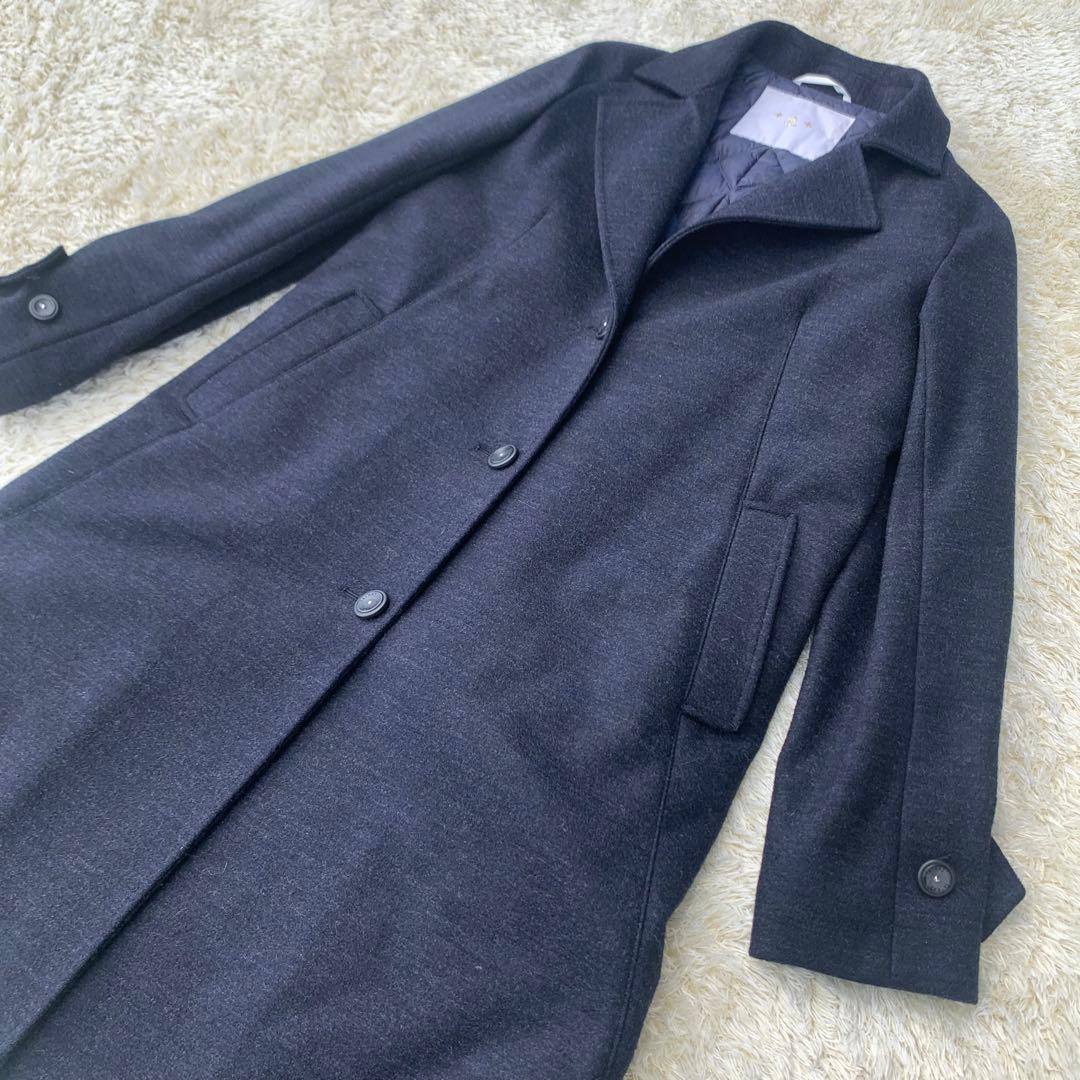 極美品♡TATRAS　DIAMANTE 　ウール ダウンチェスターコート