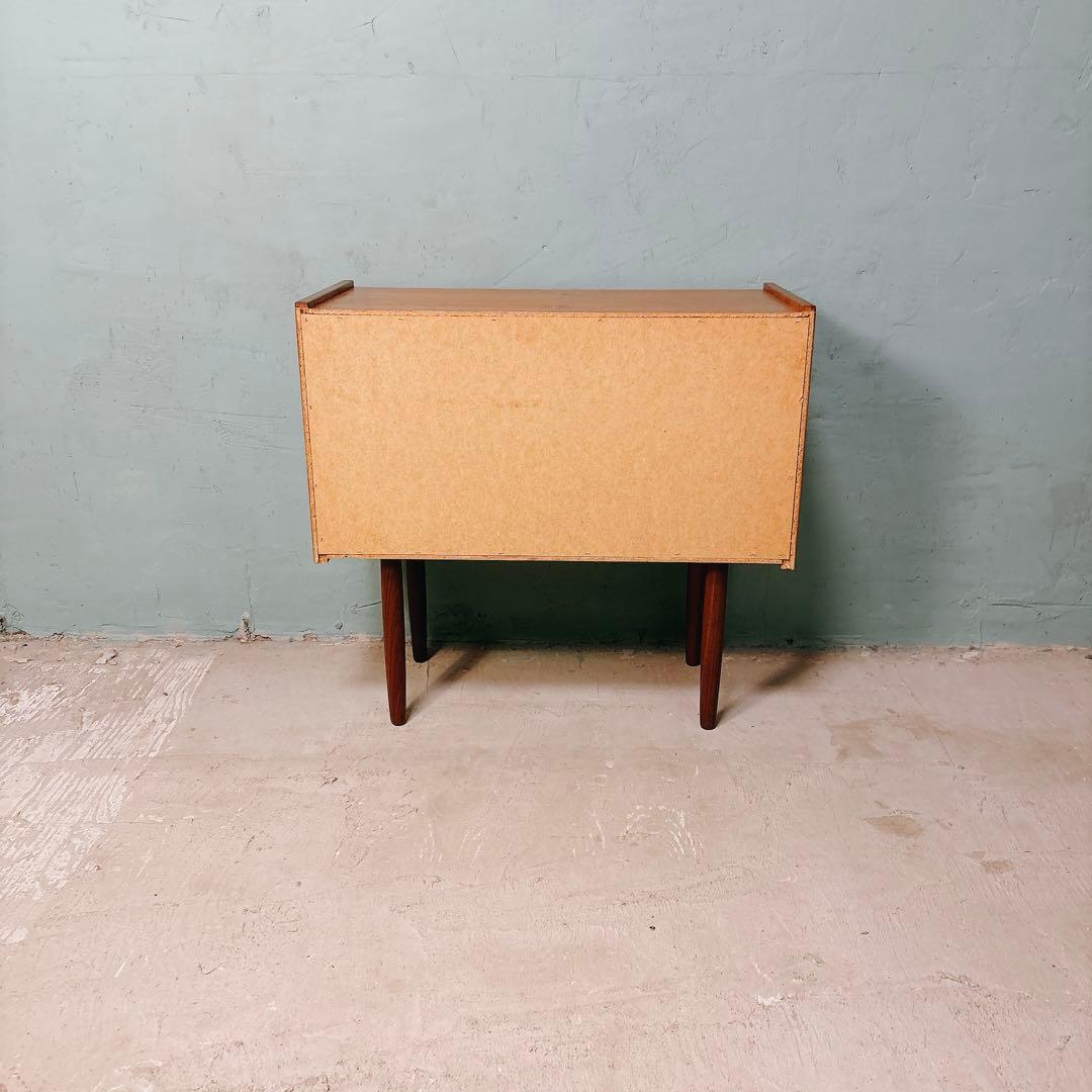 デンマーク　チーク材　三段チェスト　北欧家具　北欧ビンテージ