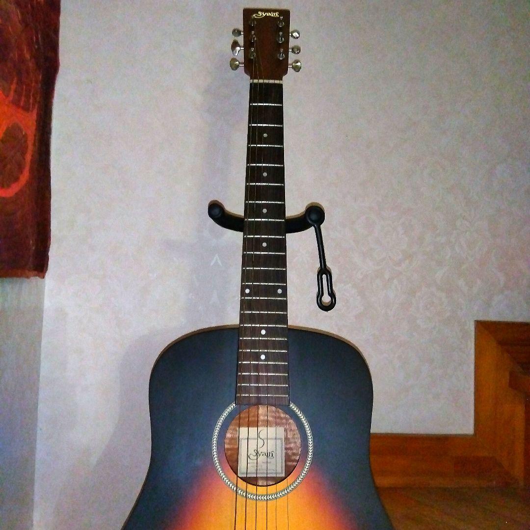 木目バリトラS.yairi上位ブランドコンパクトギター全長88cmケース付き美品