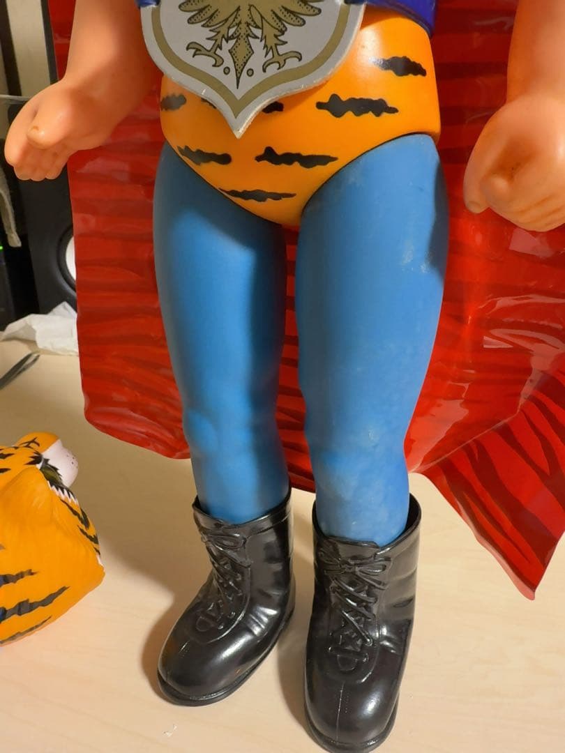 タイガーマスク　伊達直人　中嶋製作所　ジャイアントサイズ　ソフビ　フィギュア