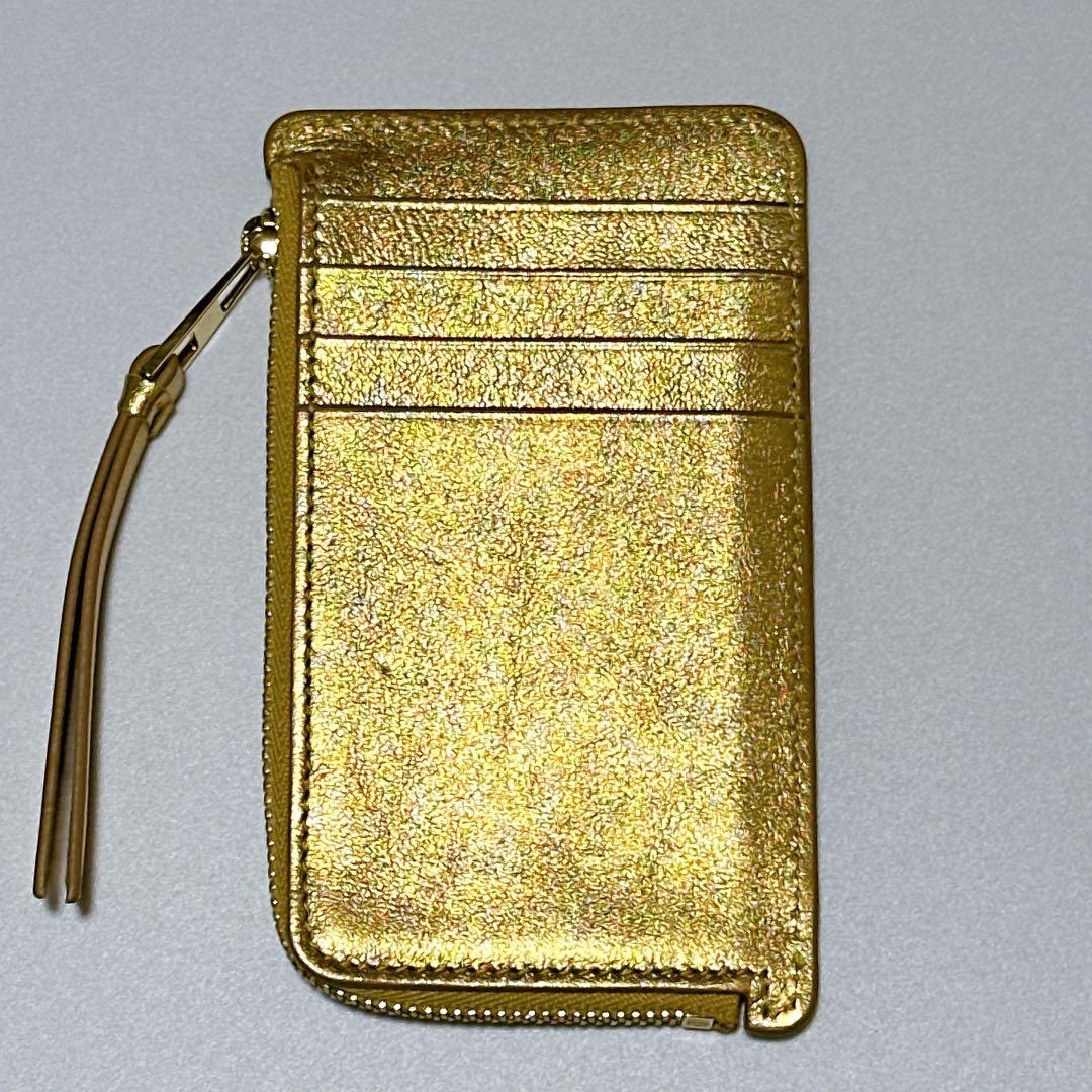 LOEWE パズル カードホルダー ゴールド 金運