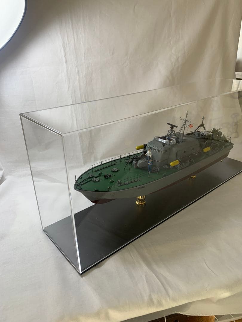 タミヤ1/72イギリス海軍魚雷艇ボスパー　完成品