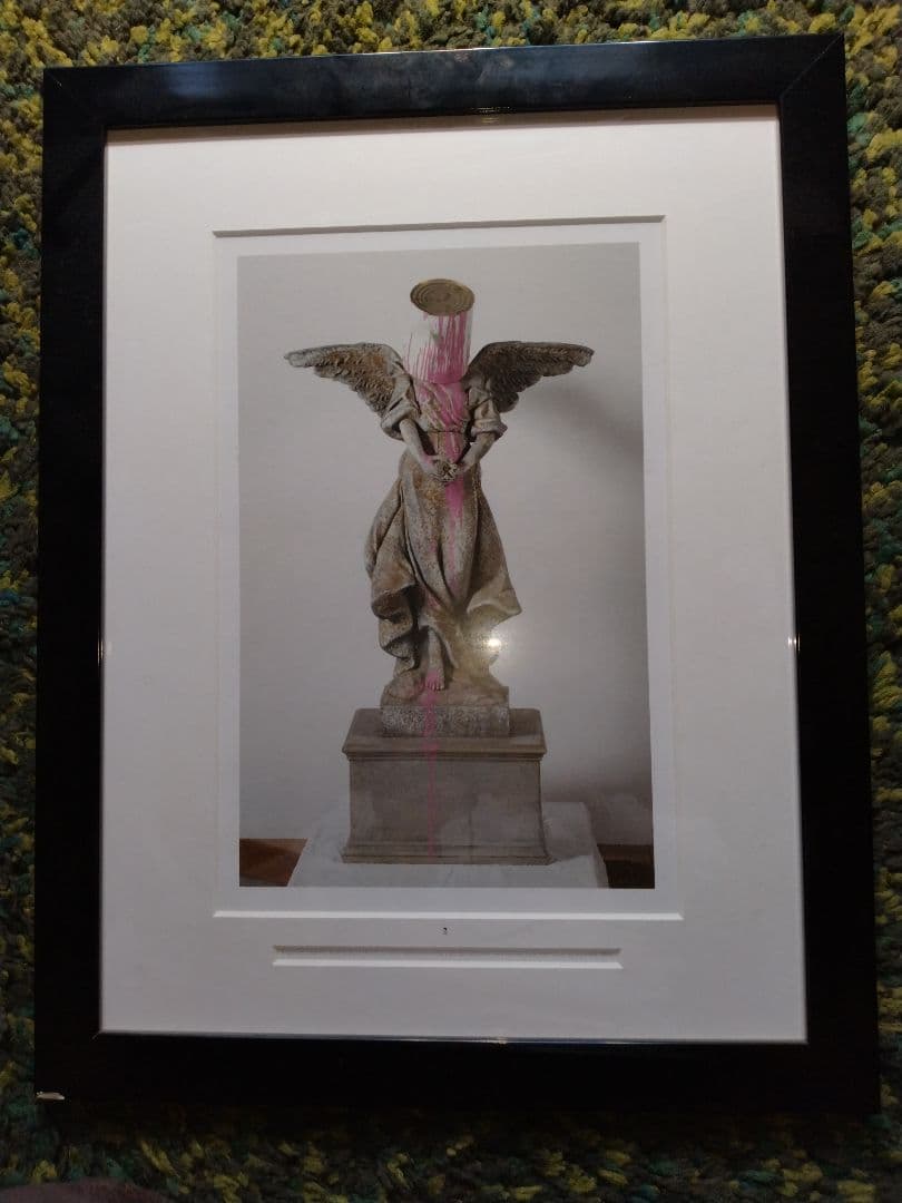Banksy　バンクシー　Angel sith Paint Prt