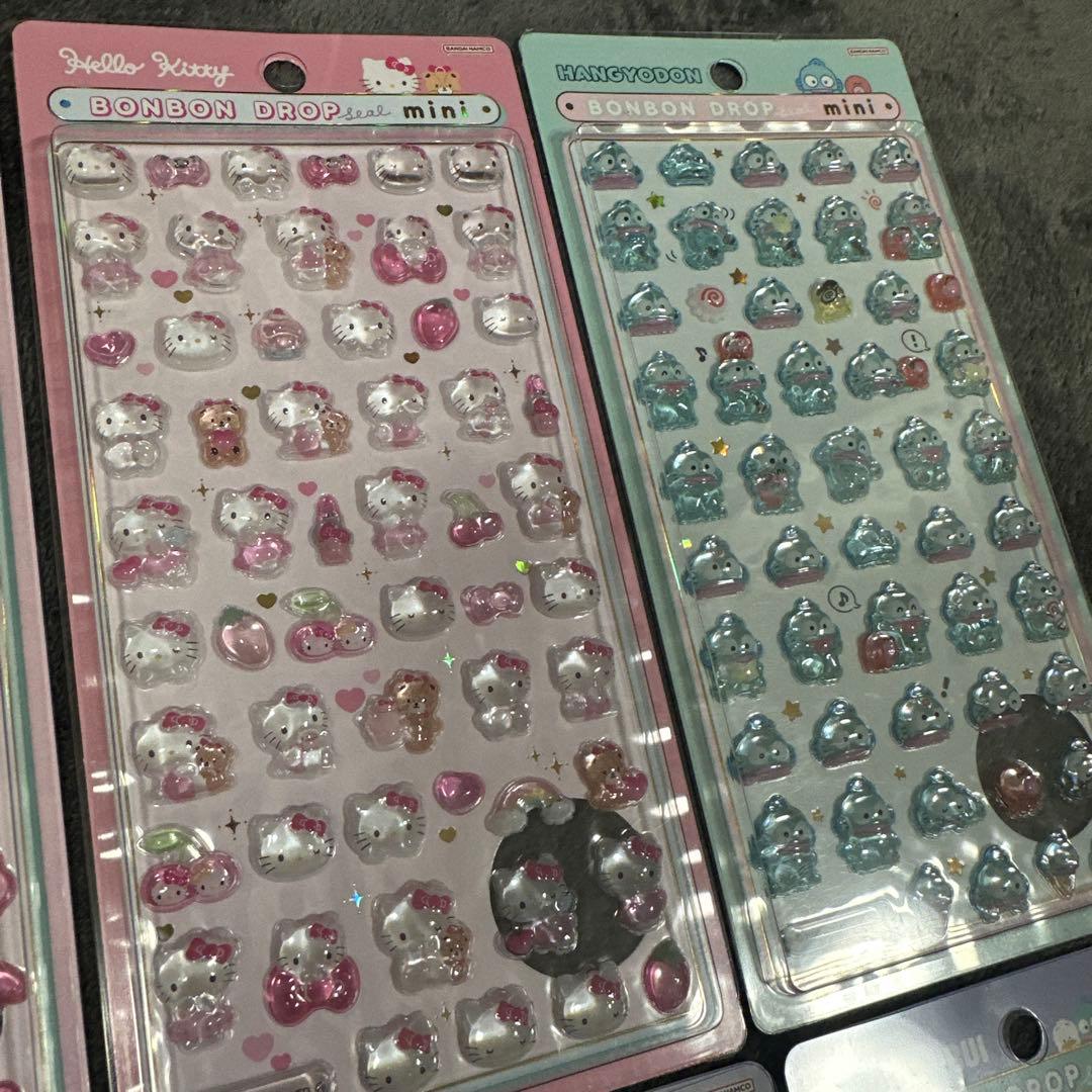 【正規品】 ボンボンドロップシール ミニ　サンリオ　コンプリート