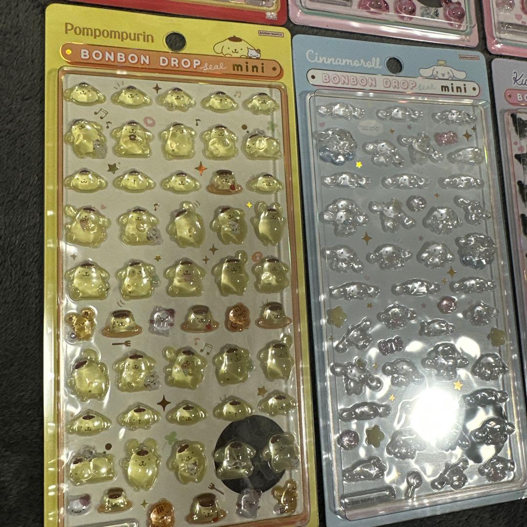 【正規品】 ボンボンドロップシール ミニ　サンリオ　コンプリート
