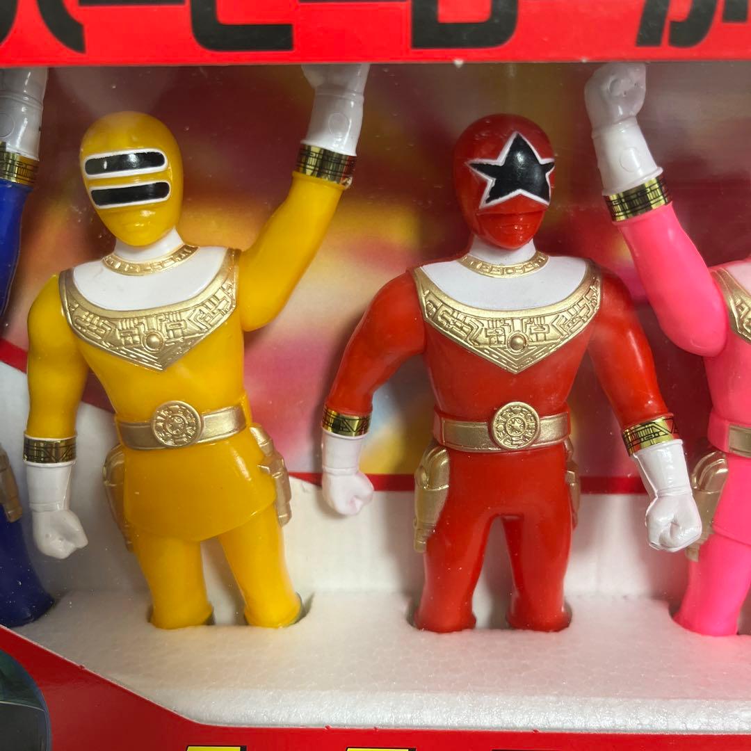 ⚠️デッドストック品　超力戦隊オーレンジャー　ファイブセット　当時物　バンダイ