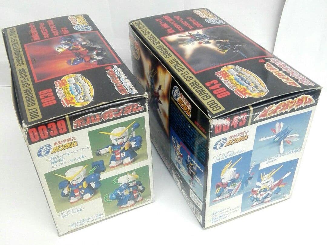 元祖SD ゴッドガンダム＆シュピーゲル、ボルト＆マックスター