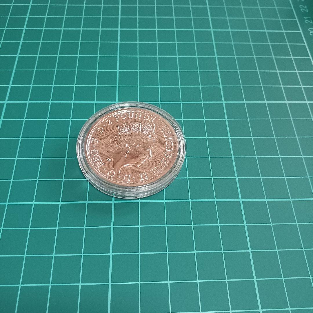 2023年イギリス「ブルタニア」純銀1オンス銀貨　チャールズ3世