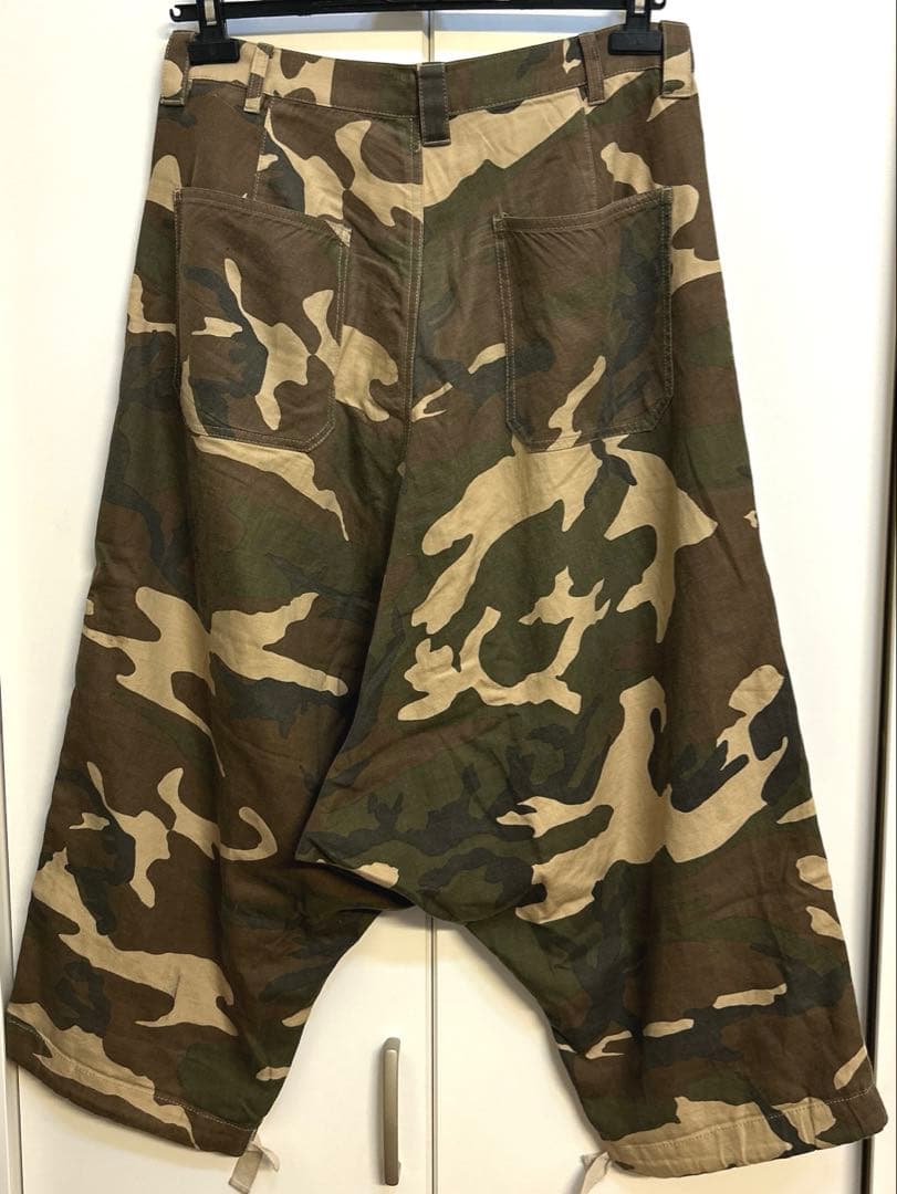 y's for men ヨウジヤマモト 迷彩 ミリタリー サルエルパンツ