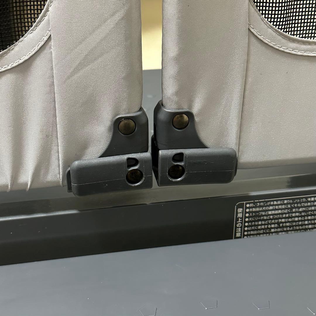 ペットゲート おくだけ とおせんぼ S 屋内用 ドア付き ペットフェンス 犬 柵