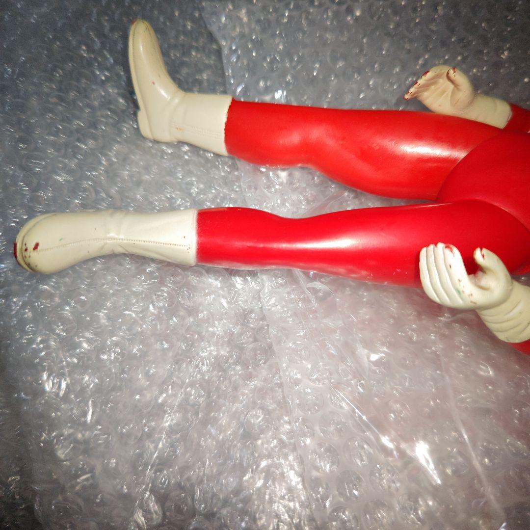 ブルマァク　レッドマン　面取れ　ソフビ　29cm　現状品