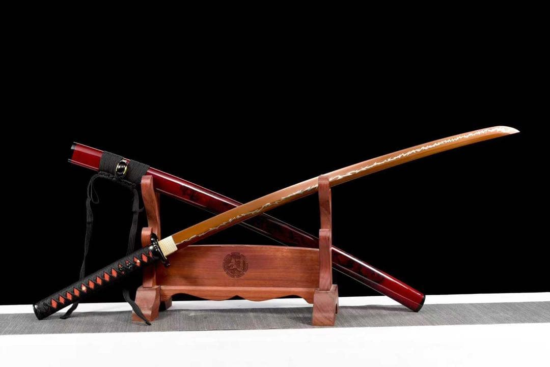 驚雷文様刀身 龍絵鞘 美術刀 刀装具 模擬刀 日本刀 模造刀 鑑賞用 武具