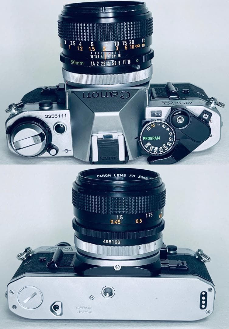 美品！Canon AE-1 PROGRAM 一眼レフカメラ FDレンズ付