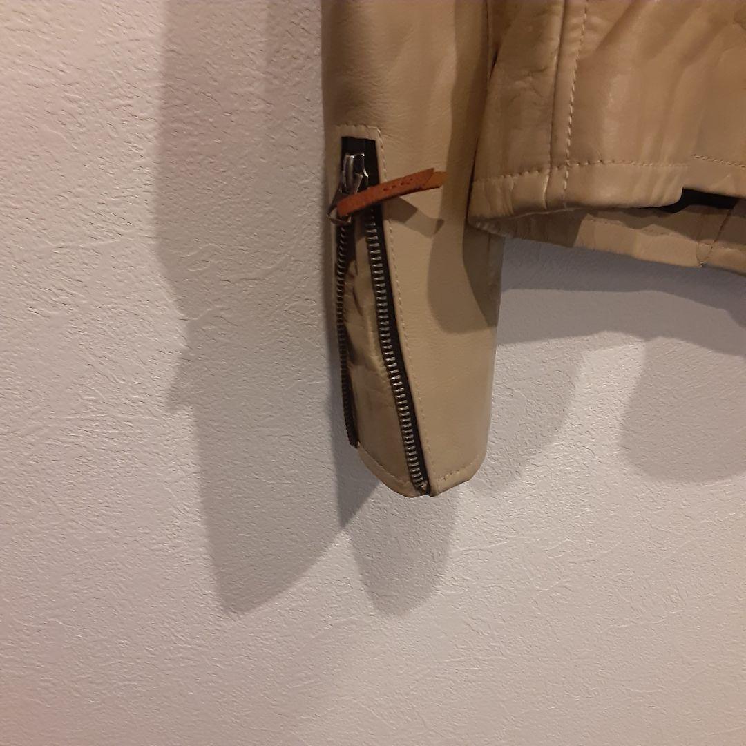 ハーレーダビッドソン ベージュ ライダース ジャケット レザー 男女兼用