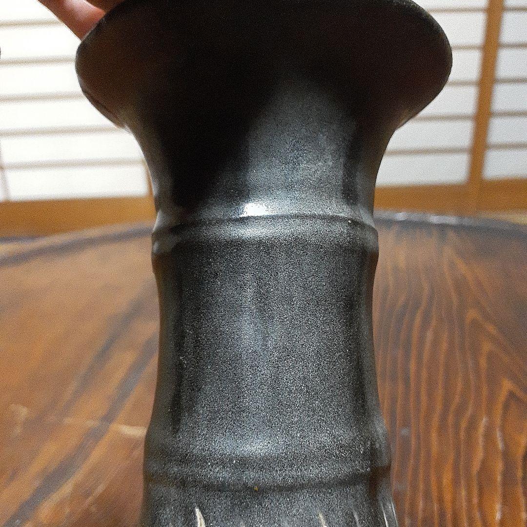 訳有り中国磁州窯陽刻花瓶