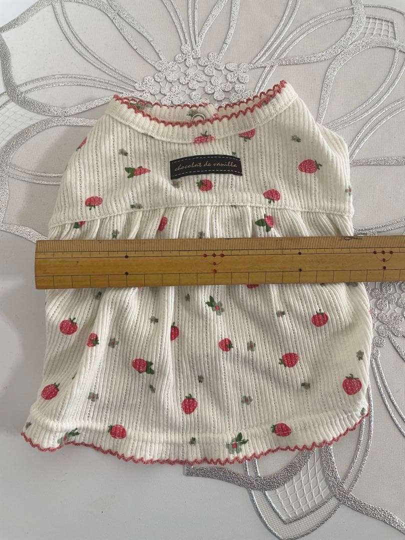 アトリエgg ストロベリー柄ワンピース