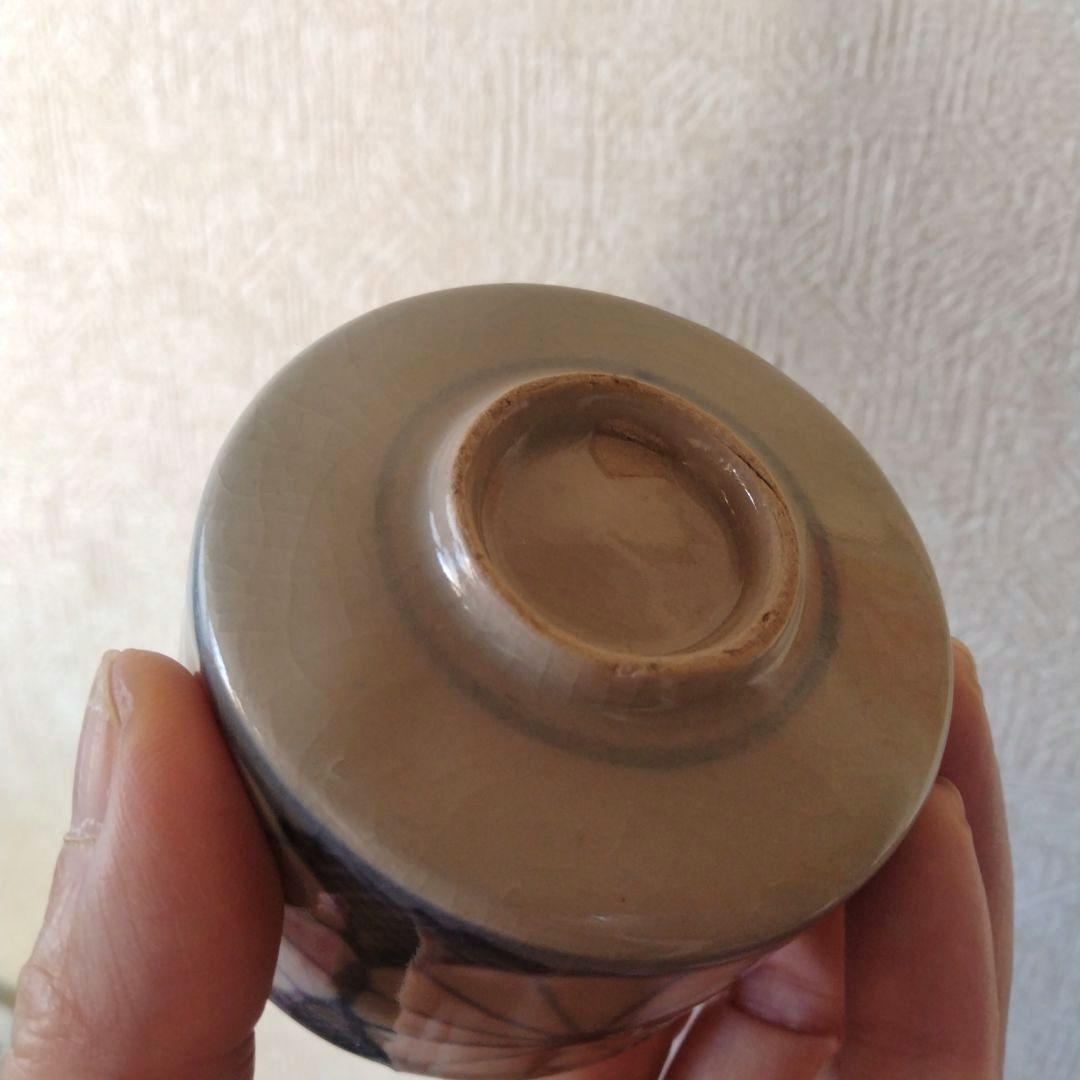 古伊万里美濃太白菊半筒猪口御深井江戸時代A