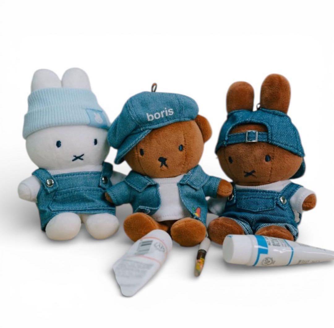 限定ショッパー付 ミッフィー ソウルデニム キーリング 3種セット 韓国限定