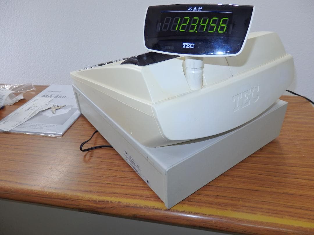 1221白 設定無料 MA-550 レジスター 軽減税率対応　5部門