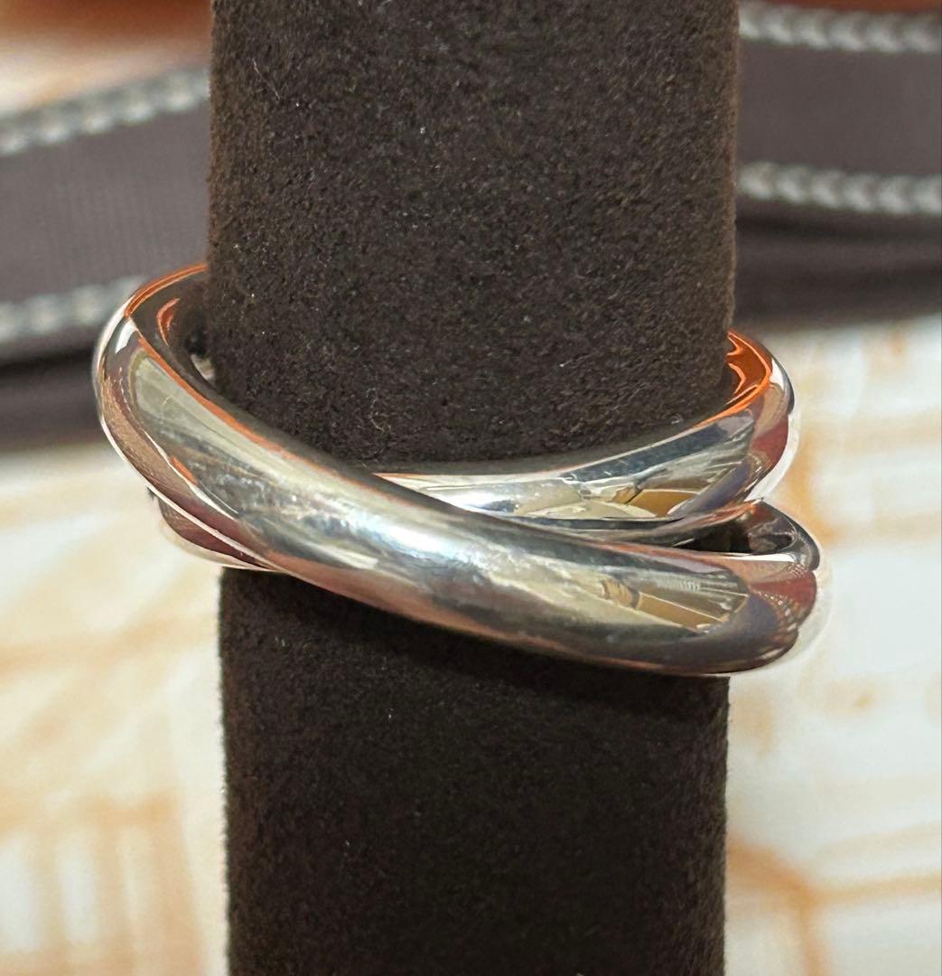 HERMES ヴェルティージュリング サイズ54号 シルバー