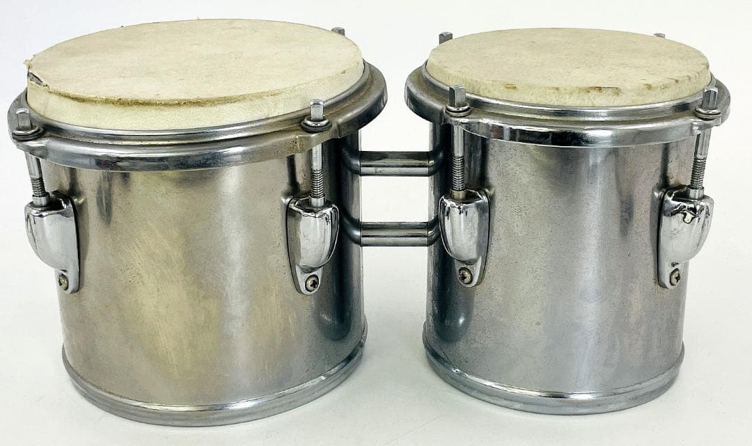 ボンゴ 本皮ヘッド 金属シェル ヴィンテージ 楽器 打楽器 BONGO