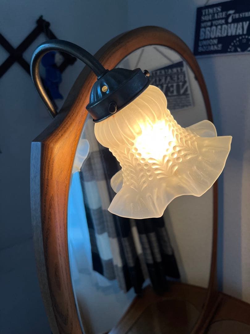 アンティーク調 ミラー付きドレッサー